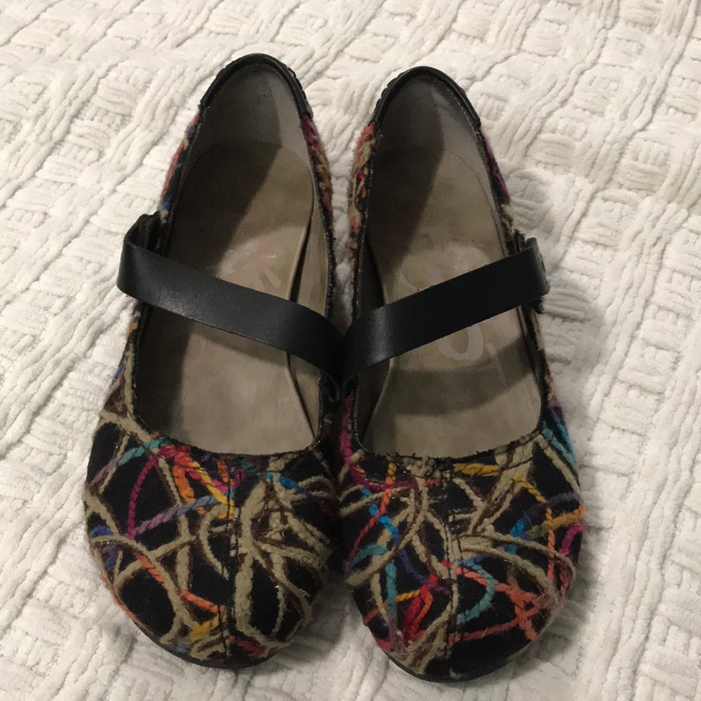Super fun OTBT hidden heel wedges sz 10
